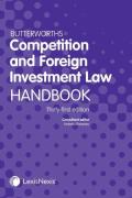 Cover of Butterworths Competition and Foreign Investment Law Handbook