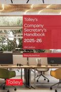 Cover of Tolley's Company Secretary's Handbook 2025-26