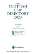 Cover of The Scottish Law Directory 2025