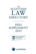 Cover of The Scottish Law Directory: Fees Supplement 2025