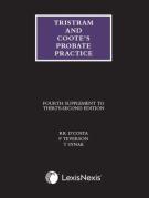 Cover of Tristram and Coote's Probate Practice 32nd edition: 4th Supplement