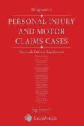 Cover of Bingham's Personal Injury and Motor Claims Cases 16th edition, Supplement