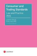 Cover of Consumer and Trading Standards: Law and Practice 2025