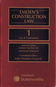 Cover of Emden's Construction Law 2005 JCT Contracts Looseleaf
