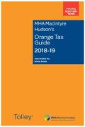 Cover of MHA MacIntyre Hudson's Orange Tax Guide 2018-19