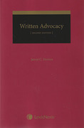 Cover of Written Advocacy