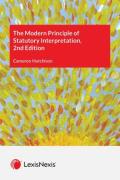 Cover of The Modern Principle of Statutory Interpretation