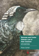Cover of Burrows and Carter: Statute Law in New Zealand