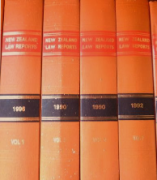 Cover of New Zealand Law Reports: Bound Volumes Only - Charge By Release