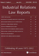 Cover of Industrial Relations Law Reports
