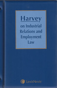Cover of Harvey on Industrial Relations and Employment Law Looseleaf