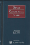Cover of Ross: Commercial Leases Looseleaf