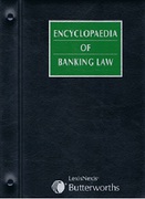 Cover of Encyclopaedia of Banking Law Looseleaf