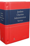Cover of Jordan Publishing Charities Administration Service Looseleaf
