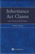 Cover of Inheritance Act Claims: Law, Practice and Procedure Looseleaf