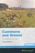 Cover of Commons and Greens: The Modern Law