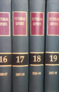 Cover of Victorian Reports: Bound Volumes Only