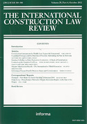 Cover of The International Construction Law Review: Online + Complimentary Print