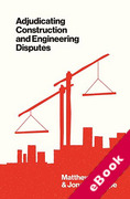 Cover of Adjudicating Construction and Engineering Disputes (eBook)