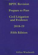 Cover of BPTC Revision: Prepare to Pass Civil Litigation and Evidence  2018-19