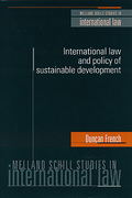 Cover of International Law and Policy of Sustainable Development