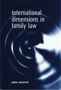 Cover of International Dimensions in Family Law