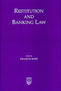 Cover of Restitution and Banking Law