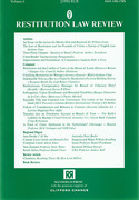 Cover of Restitution Law Review Volume 6