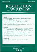 Cover of Restitution Law Review Volume 8 Part 2