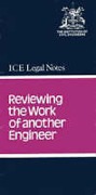 Cover of Legal Notes: Reviewing the Work of Another Engineer