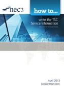 Cover of NEC3: How to Write the TSC Service Information