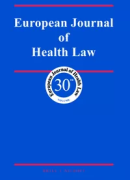 Cover of European Journal of Health Law: Online Only