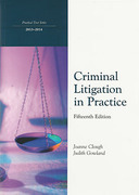 Cover of Northumbria LPC: Criminal Litigation in Practice 2013-2014