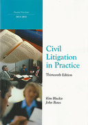 Cover of Northumbria LPC: Civil Litigation in Practice 2013-2014
