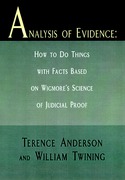 Cover of Analysis of Evidence: How to do Things with Facts Based on Wigmore's Science of Judicial Proof