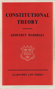 Cover of Constitutional Theory