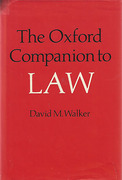Cover of The Oxford Companion to Law