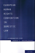 Cover of European Human Rights Convention in Domestic Law: A Comparative Study