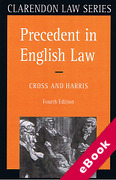Cover of Precedent in English Law (eBook)