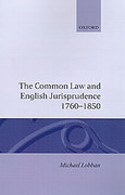 Cover of The Common Law and English Jurisprudence, 1760-1850