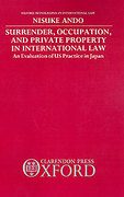 Cover of Surrender, Occupation and Private Property in International Law