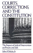 Cover of Courts, Corrections and the Constitution