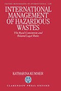 Cover of International Management of Hazardous Wastes