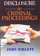 Cover of Disclosure in Criminal Proceedings