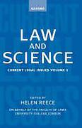 Cover of Current Legal Issues Volume 1: Law and Science