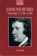 Cover of Edmund Burke, Volume I: 1730-1784