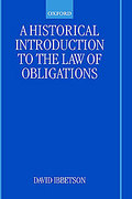 Cover of A Historical Introduction to the Law of Obligations