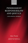 Cover of Punishment, Responsibility and Justice: A Relational Critique