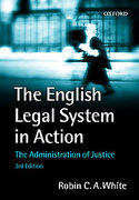 Cover of The English Legal System in Action