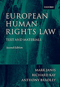 Cover of European Human Rights Law: Text and Materials